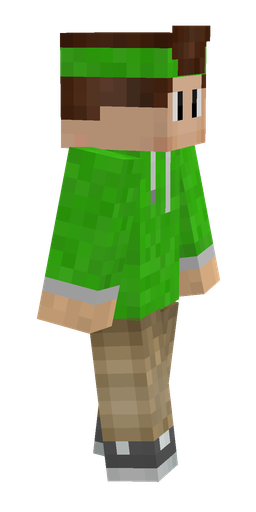 Brown skin: body, right side render