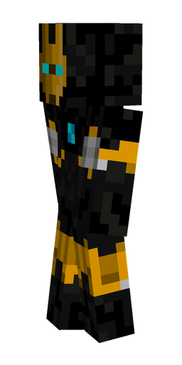 Black skin: body, left side render