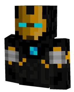 Black skin: bust render