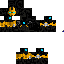 Black skin: raw texture render