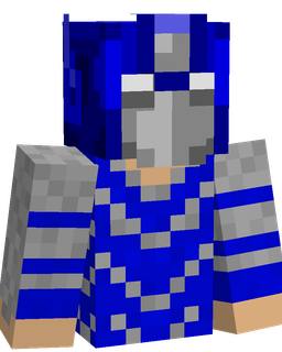 Blue skin: bust render