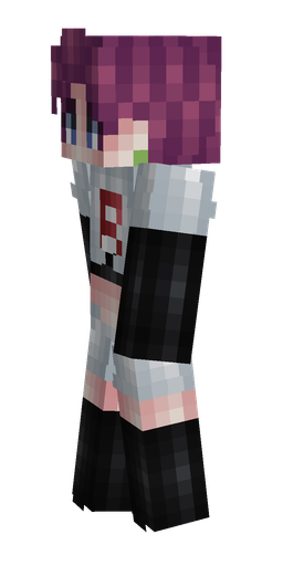 Black skin: body, left side render