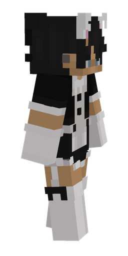 Black skin: body, right side render
