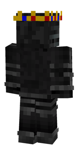 Black skin: body, back render