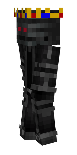 Black skin: body, left side render