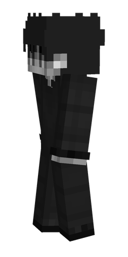 Black skin: body, left side render