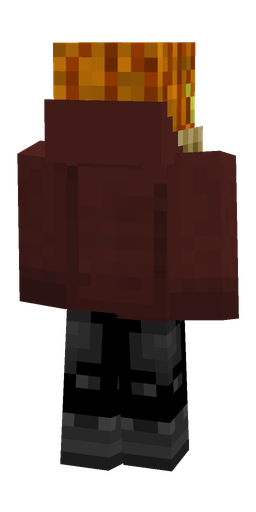 Black skin: body, back render