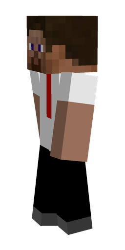 Black skin: body, left side render