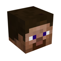 Black skin: head render