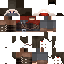 Black skin: raw texture render