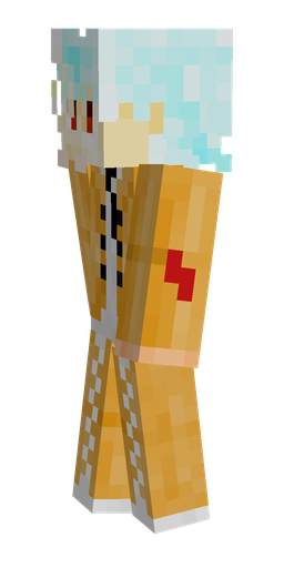 Blue skin: body, left side render