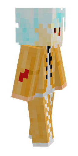 Blue skin: body, right side render