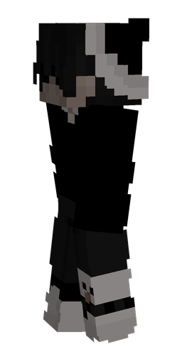 Black skin: body, left side render