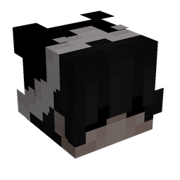 Black skin: head render