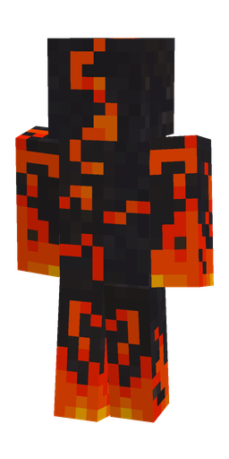 Black skin: body, back render