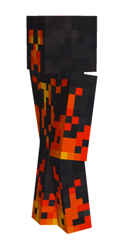 Black skin: body, left side render