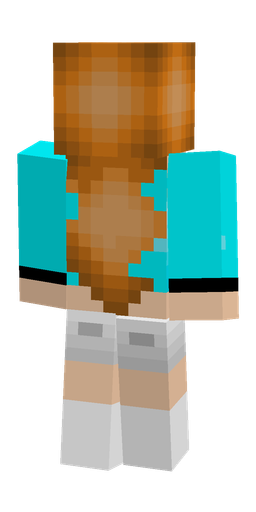 Blue skin: body, back render