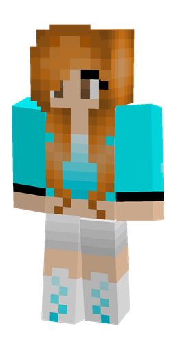 Blue skin: body, front render
