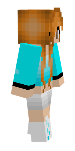 Blue skin: body, right side render