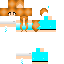Blue skin: raw texture render