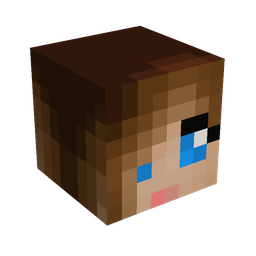 Brown skin: head render