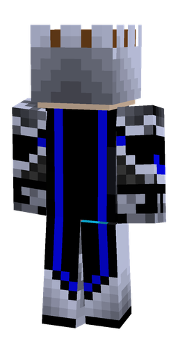Black skin: body, back render