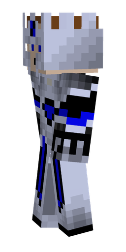 Black skin: body, left side render