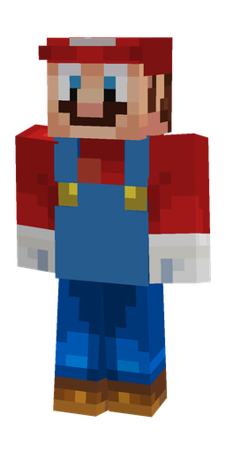 Blue skin: body, front render