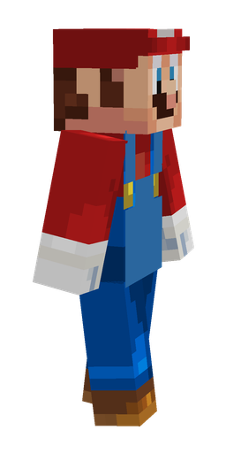 Blue skin: body, right side render