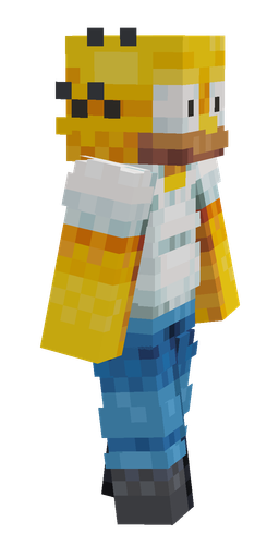 Blue skin: body, right side render