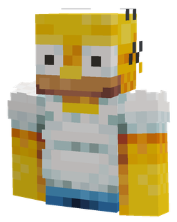 Blue skin: bust render