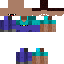 Blue skin: raw texture render