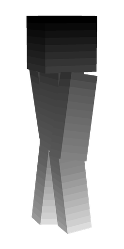Black skin: body, left side render