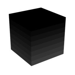 Black skin: head render