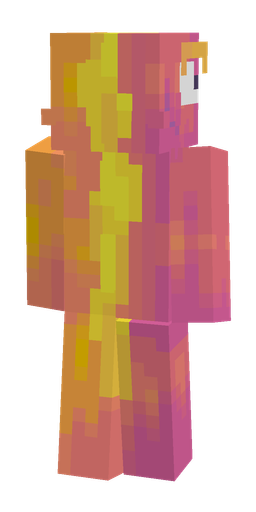 Orange skin: body, back render