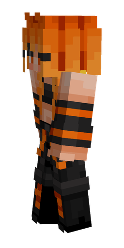 Black skin: body, left side render