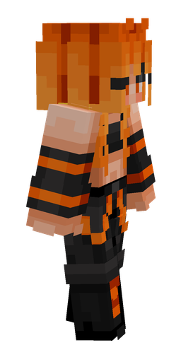 Black skin: body, right side render
