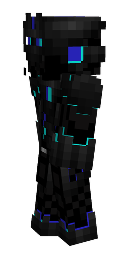 Black skin: body, left side render