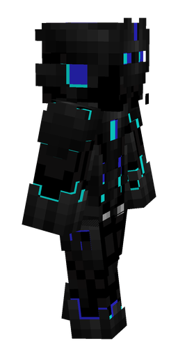 Black skin: body, right side render