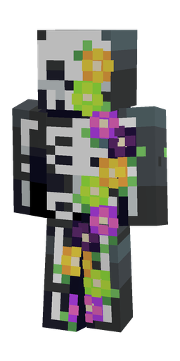 Black skin: body, front render