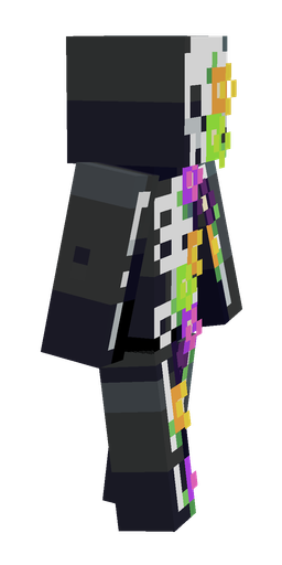 Black skin: body, right side render