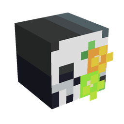 Black skin: head render