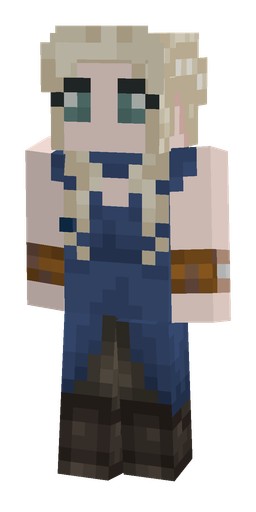 Blue skin: body, front render