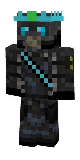 Black skin: body, front render