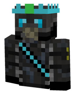 Black skin: bust render
