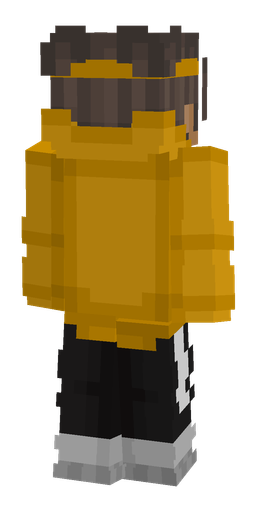 Black skin: body, back render
