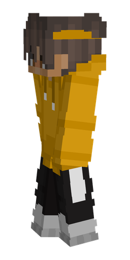Black skin: body, left side render