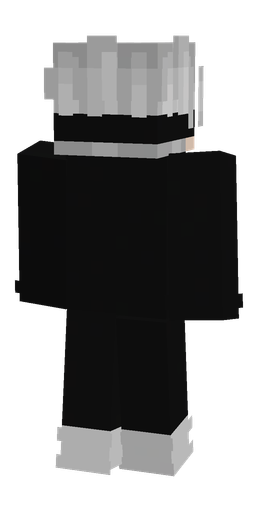 Black skin: body, back render