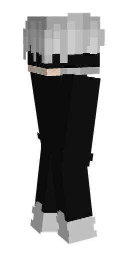 Black skin: body, left side render