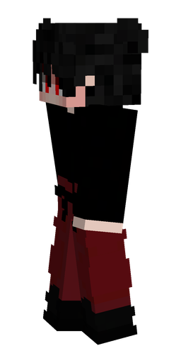 Black skin: body, left side render
